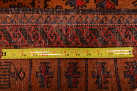 Baluch Brown Hand Knotted 30 X 47  Area Rug 100-105923 Image 16
