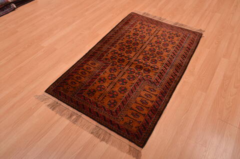 Baluch Brown Hand Knotted 30 X 47  Area Rug 100-105923 Image 5
