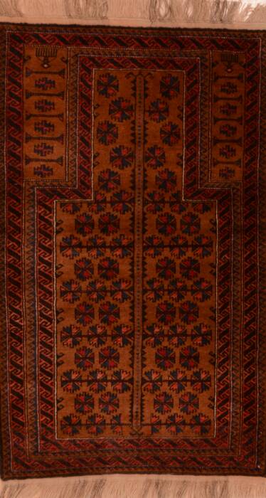 Baluch Brown Hand Knotted 30 X 47  Area Rug 100-105923 Image 0