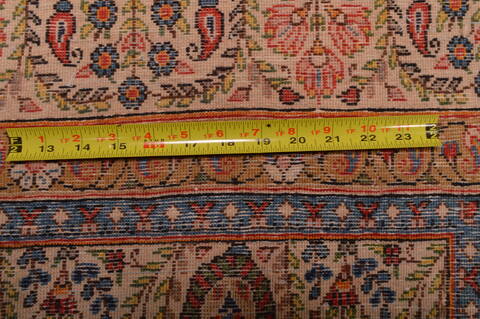 Yazd Green Hand Knotted 82 X 114  Area Rug 134-108985 Image 15