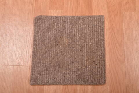 Modern Beige Square Hand Knotted 10 X 10  Area Rug 100-108991 Image 3