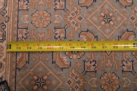 Indo-Persian Green Square Hand Knotted 16 X 20  Area Rug 100-108992 Image 6
