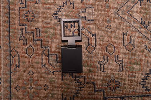 Indo-Persian Beige Square Hand Knotted 16 X 21  Area Rug 100-108993 Image 7