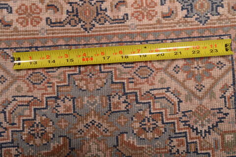 Indo-Persian Green Square Hand Knotted 16 X 21  Area Rug 100-108994 Image 6