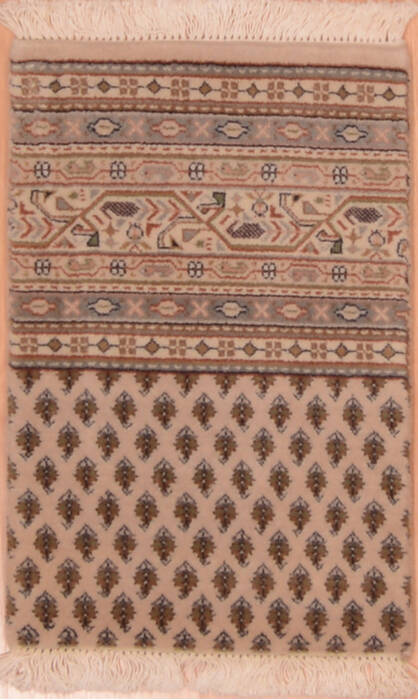 Botemir Beige Hand Knotted 14 X 20  Area Rug 100-108995 Image 0