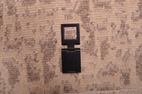Modern Beige Hand Knotted 28 X 40  Area Rug 100-108996 Image 9