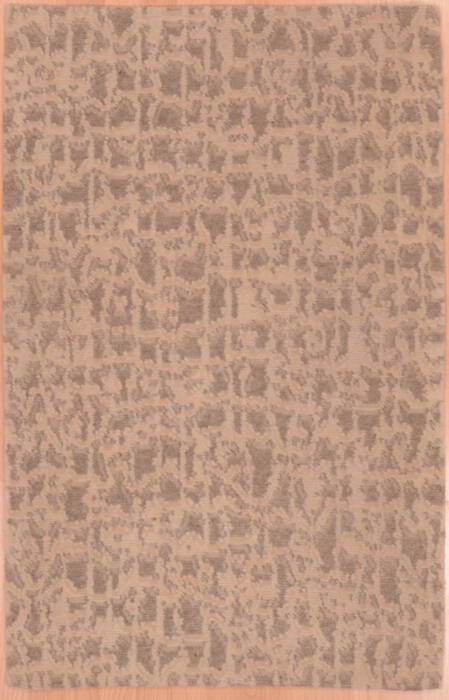 Modern Beige Hand Knotted 28 X 40  Area Rug 100-108996 Image 0