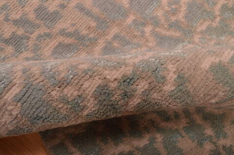 Modern Blue Hand Knotted 27 X 40  Area Rug 100-109001 Image 9
