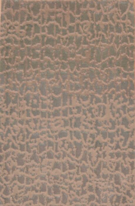 Modern Blue Hand Knotted 27 X 40  Area Rug 100-109001 Image 0