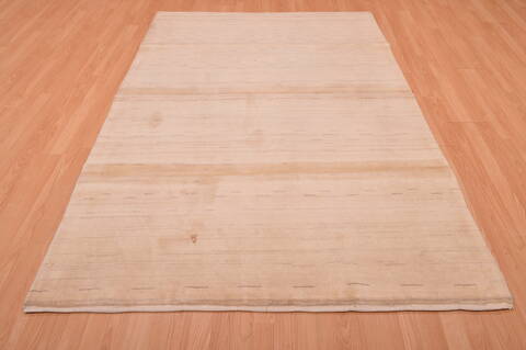 Gabbeh Beige Hand Knotted 52 X 87  Area Rug 100-109006 Image 1