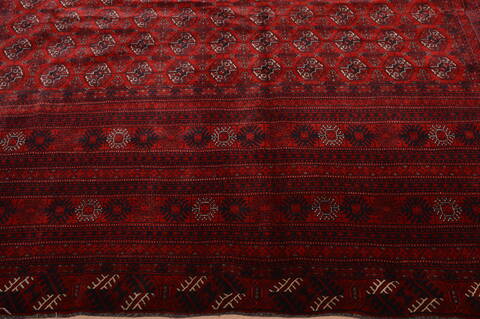 Khan Mohammadi Red Hand Knotted 98 X 128  Area Rug 100-109007 Image 11
