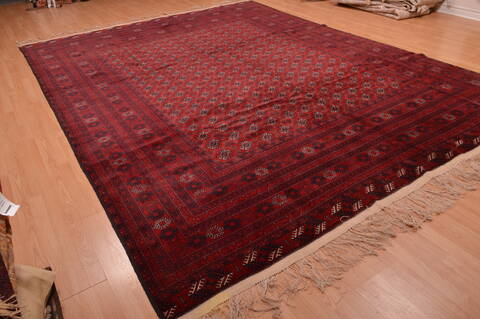 Khan Mohammadi Red Hand Knotted 98 X 128  Area Rug 100-109007 Image 8