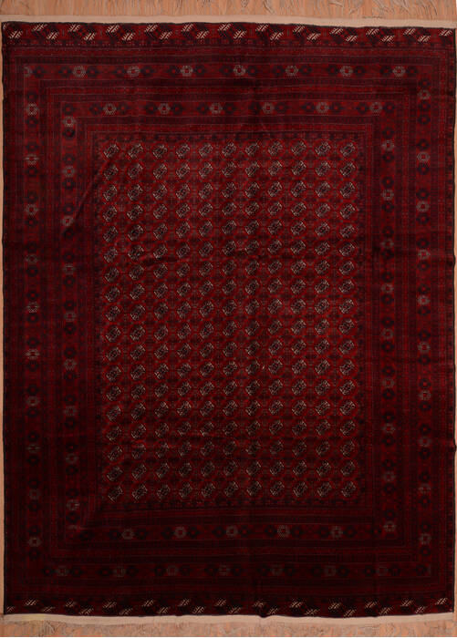Khan Mohammadi Red Hand Knotted 98 X 128  Area Rug 100-109007 Image 0