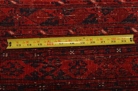 Khan Mohammadi Red Hand Knotted 84 X 110  Area Rug 100-109009 Image 18