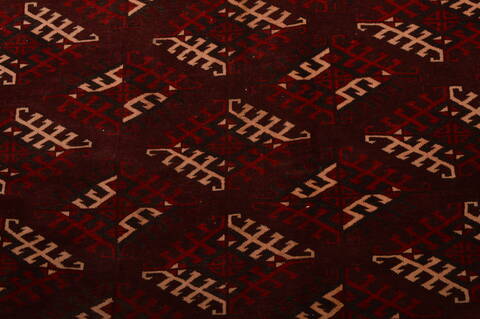 Khan Mohammadi Red Hand Knotted 68 X 106  Area Rug 100-109010 Image 10