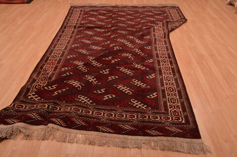 Khan Mohammadi Red Hand Knotted 68 X 106  Area Rug 100-109010 Image 13