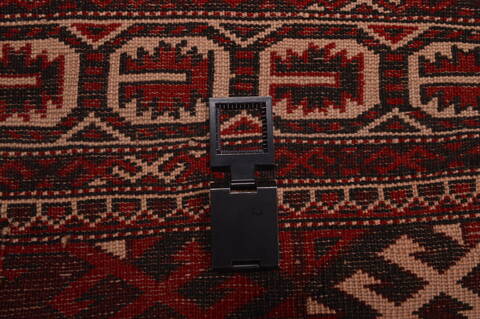 Khan Mohammadi Red Hand Knotted 68 X 106  Area Rug 100-109010 Image 15