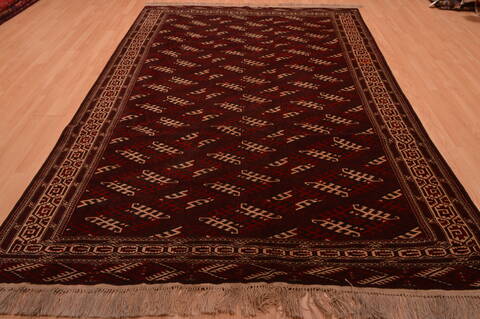 Khan Mohammadi Red Hand Knotted 68 X 106  Area Rug 100-109010 Image 1