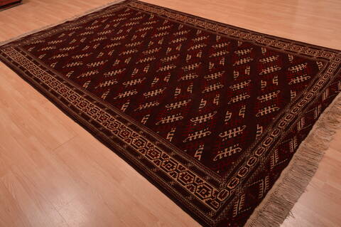 Khan Mohammadi Red Hand Knotted 68 X 106  Area Rug 100-109010 Image 3
