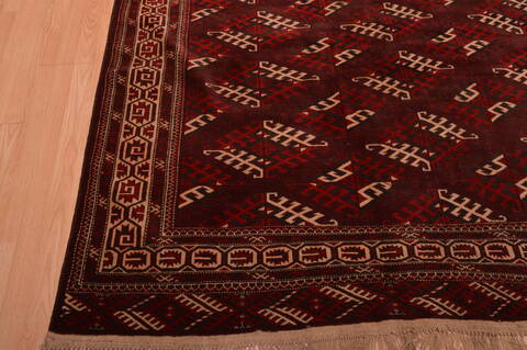 Khan Mohammadi Red Hand Knotted 68 X 106  Area Rug 100-109010 Image 8