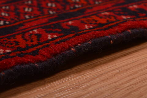 Khan Mohammadi Red Hand Knotted 43 X 61  Area Rug 100-109014 Image 11