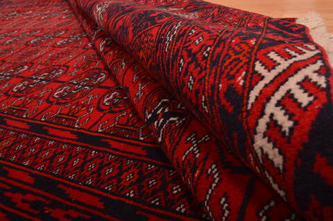 Khan Mohammadi Red Hand Knotted 43 X 61  Area Rug 100-109014 Image 12