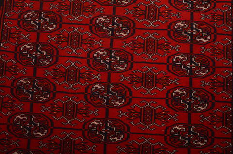 Khan Mohammadi Red Hand Knotted 43 X 61  Area Rug 100-109014 Image 9
