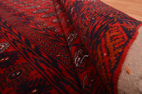 Khan Mohammadi Red Hand Knotted 40 X 59  Area Rug 100-109022 Image 12