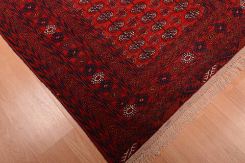 Khan Mohammadi Red Hand Knotted 40 X 59  Area Rug 100-109022 Image 7