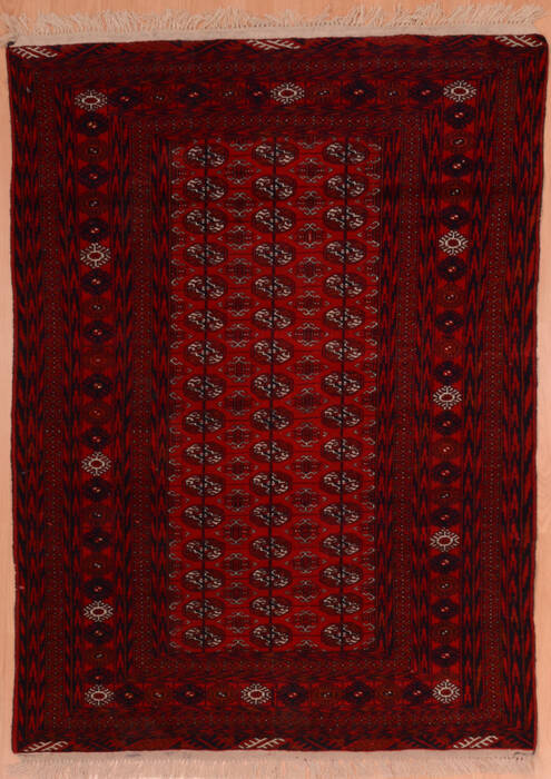 Khan Mohammadi Red Hand Knotted 40 X 59  Area Rug 100-109022 Image 0