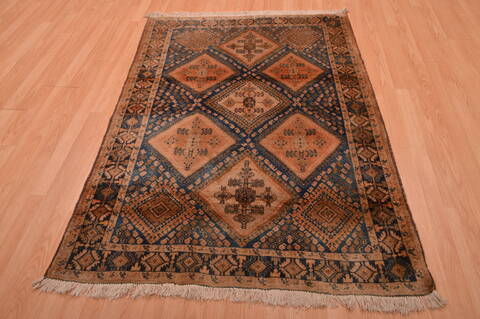 Shahre Babak Blue Hand Knotted 42 X 510  Area Rug 100-109076 Image 2