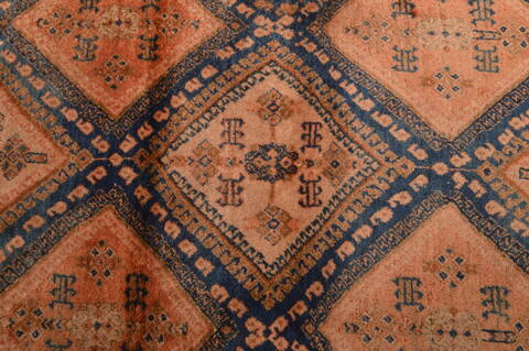 Shahre Babak Blue Hand Knotted 42 X 510  Area Rug 100-109076 Image 8