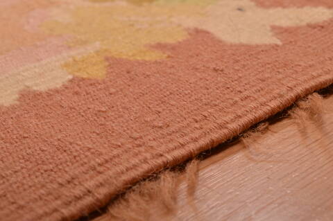 Kilim Orange Tapestry 104 X 160  Area Rug 100-109078 Image 14