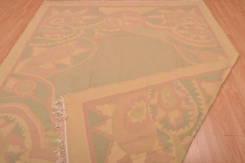 Kilim Blue Flat Woven 79 X 910  Area Rug 100-109079 Image 13