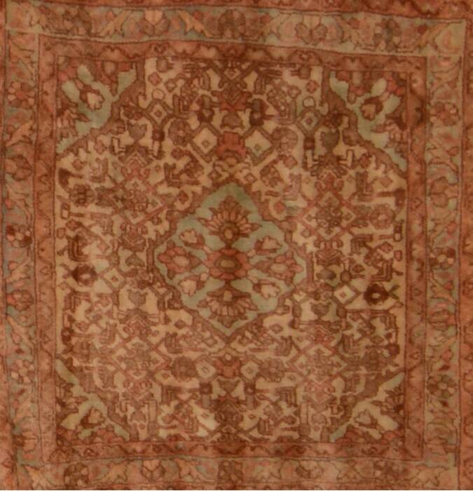 Baluch Brown Square Hand Knotted 22 X 22  Area Rug 100-109081 Image 0