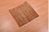 Baluch Brown Square Hand Knotted 22 X 22  Area Rug 100-109081 Thumb 2