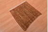 Baluch Brown Square Hand Knotted 22 X 22  Area Rug 100-109081 Thumb 4