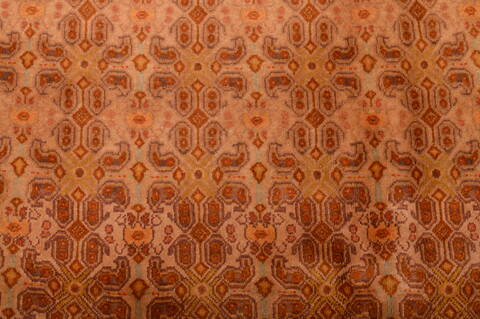 Sino-Persian Beige Hand Knotted 45 X 53  Area Rug 100-109094 Image 10