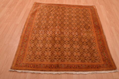 Sino-Persian Beige Hand Knotted 45 X 53  Area Rug 100-109094 Image 1