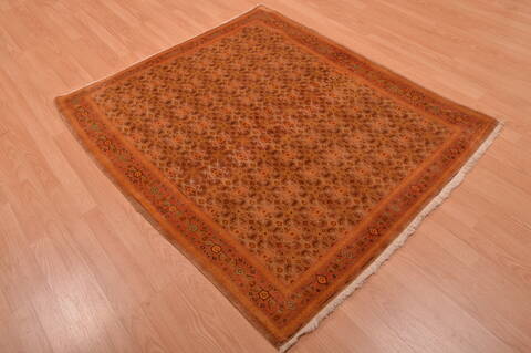 Sino-Persian Beige Hand Knotted 45 X 53  Area Rug 100-109094 Image 3
