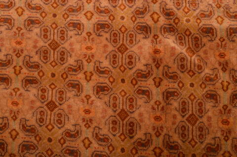 Sino-Persian Beige Hand Knotted 45 X 53  Area Rug 100-109094 Image 8