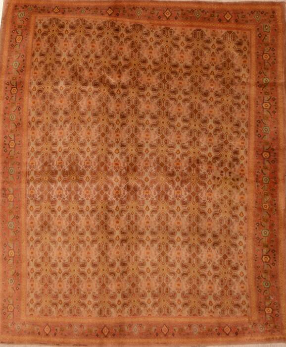 Sino-Persian Beige Hand Knotted 45 X 53  Area Rug 100-109094 Image 0