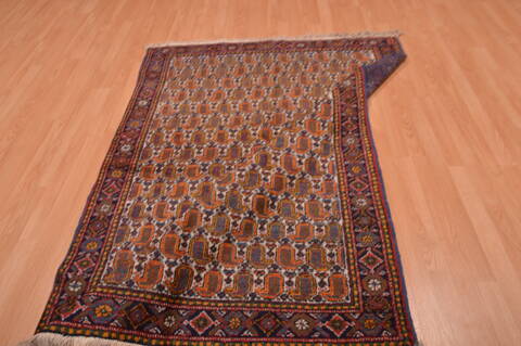 Shiraz Red Hand Knotted 47 X 65  Area Rug 100-109099 Image 12