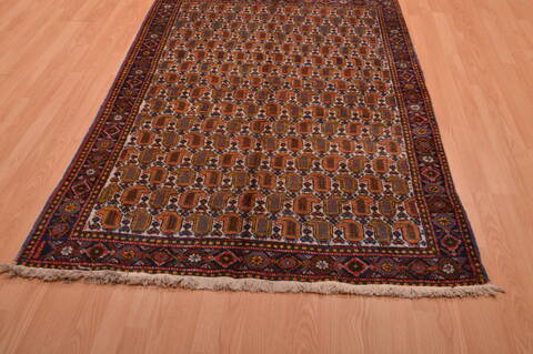 Shiraz Red Hand Knotted 47 X 65  Area Rug 100-109099 Image 1