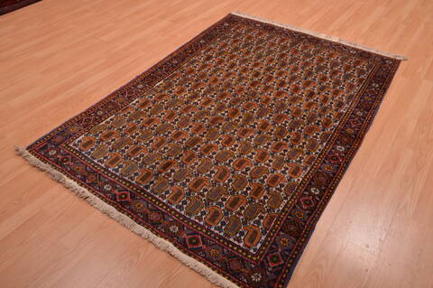 Shiraz Red Hand Knotted 47 X 65  Area Rug 100-109099 Image 2