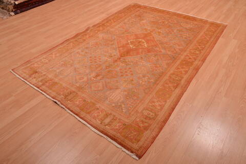 Maymeh Brown Hand Knotted 56 X 81  Area Rug 100-109103 Image 12