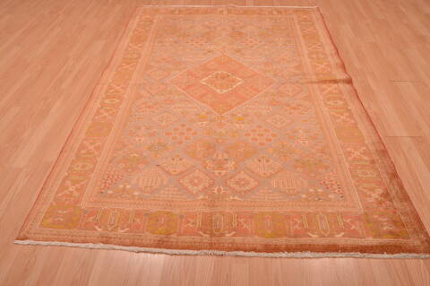 Maymeh Brown Hand Knotted 56 X 81  Area Rug 100-109103 Image 13