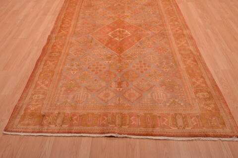 Maymeh Brown Hand Knotted 56 X 81  Area Rug 100-109103 Image 2