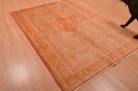 Maymeh Brown Hand Knotted 56 X 81  Area Rug 100-109103 Image 3