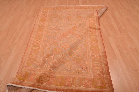 Maymeh Brown Hand Knotted 56 X 81  Area Rug 100-109103 Image 9